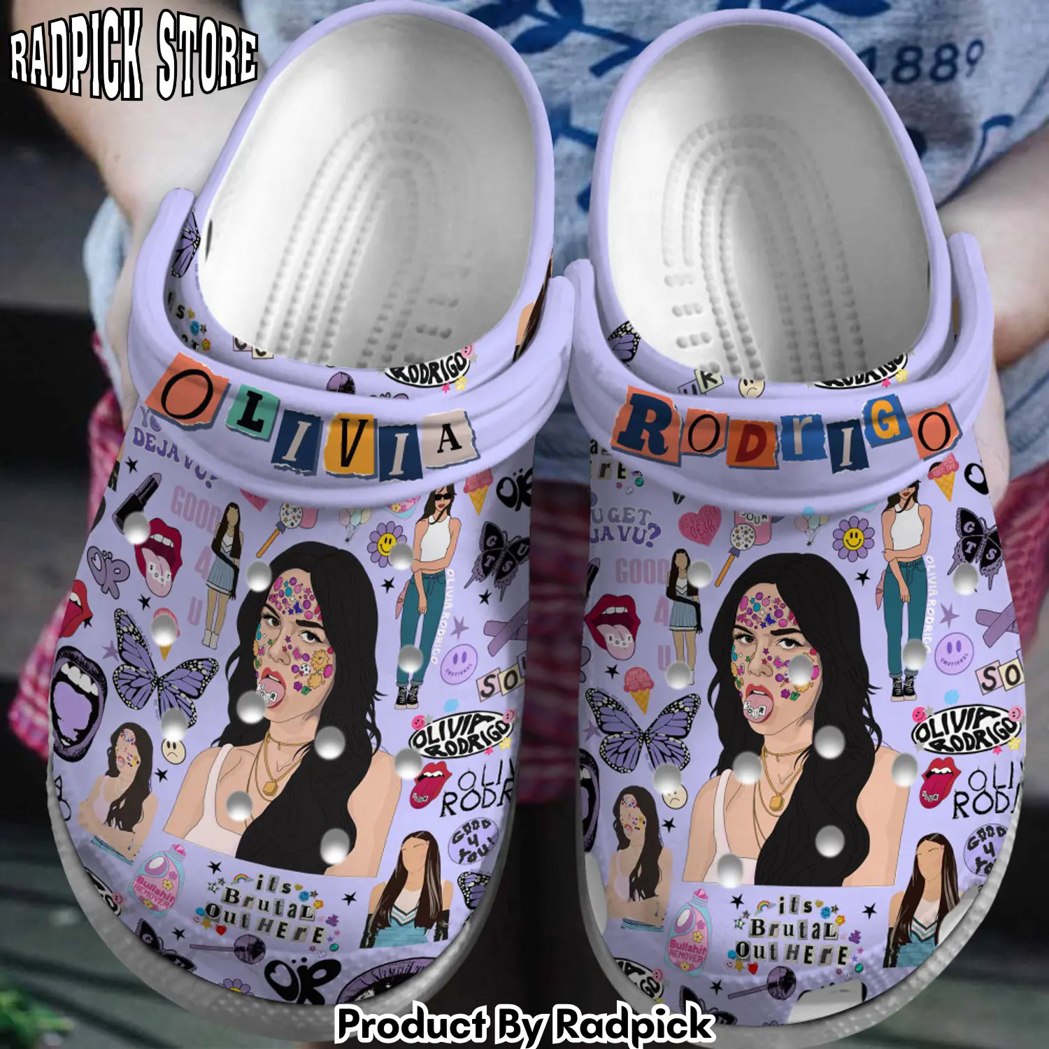 Radpick premium olivia rodrigo music clogs shoes comfortable for men women ju0 rp6522177